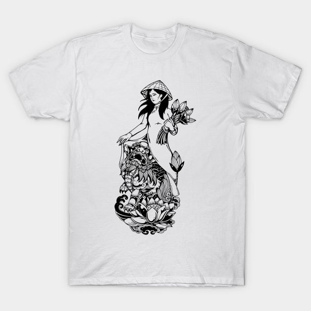 Vietnamese Girl T-Shirt by uongduythien@gmail.com